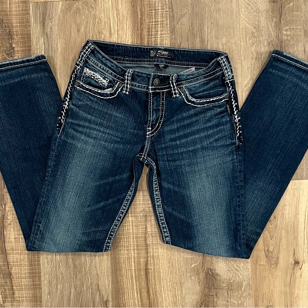 Silver Suki Jeans